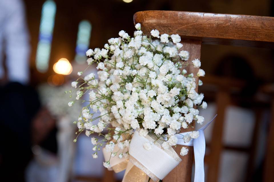 Bouquet de banc d'église