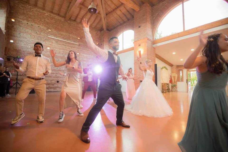 Entrée dans la salle