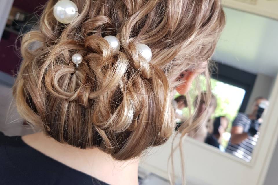 Chignon de la mariée