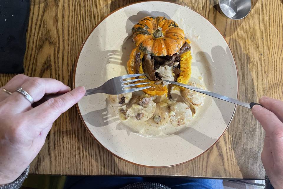 Jack o lantern farci aux pleur