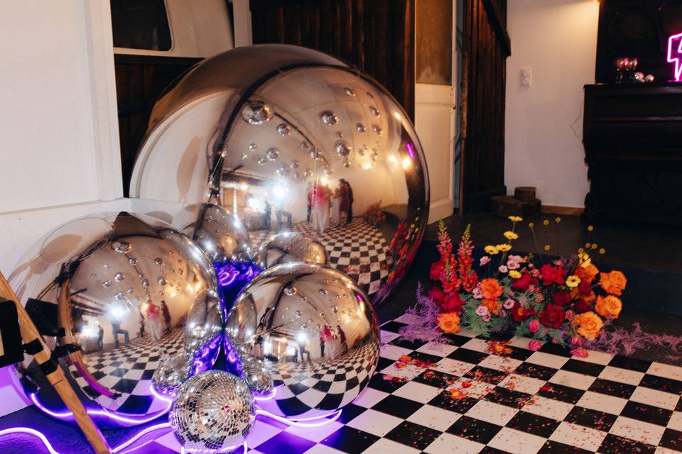 Boule miroir XXL