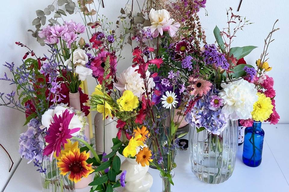 Soliflores colorées
