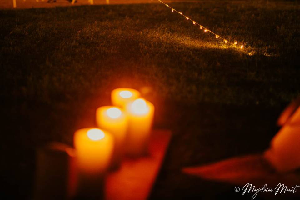 Ambiance nocturne chaleureuse