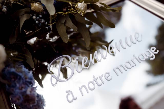 Panneau de bienvenue