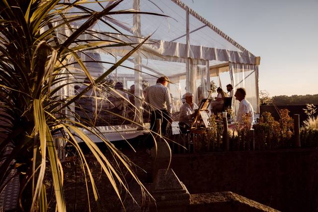 Réception en plein air