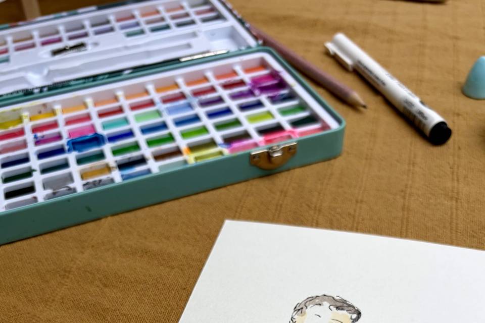 Aquarelle d’invité