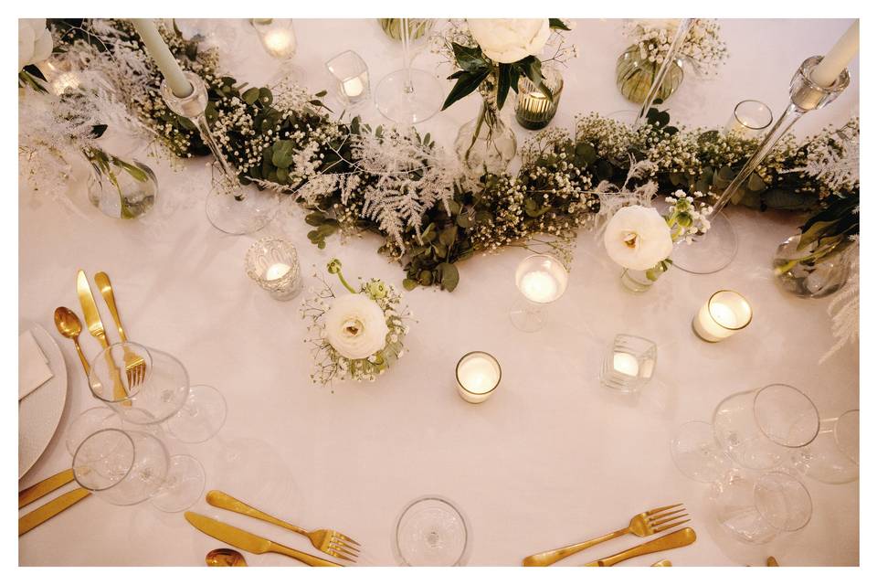 Mariage naturel et élégant