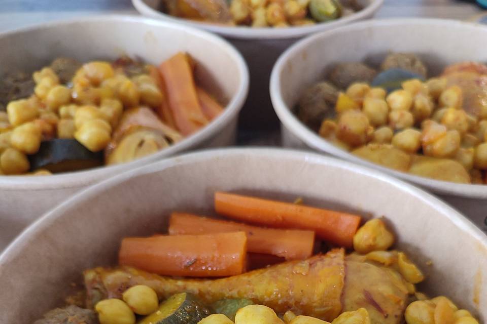 Couscous aux 2 viandes