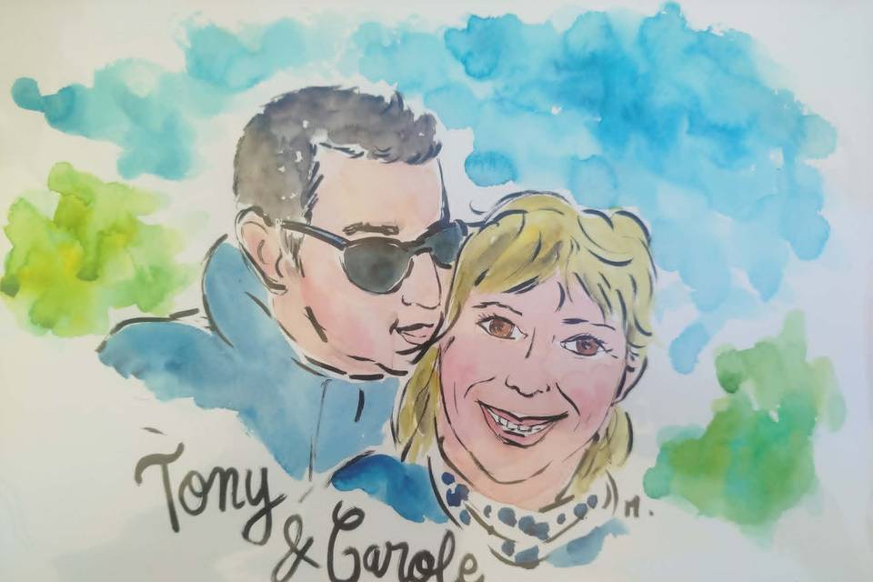 Une trace vivante des invités