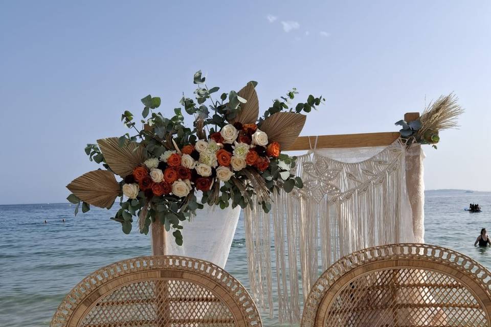 ceremonie laïque sur la plage