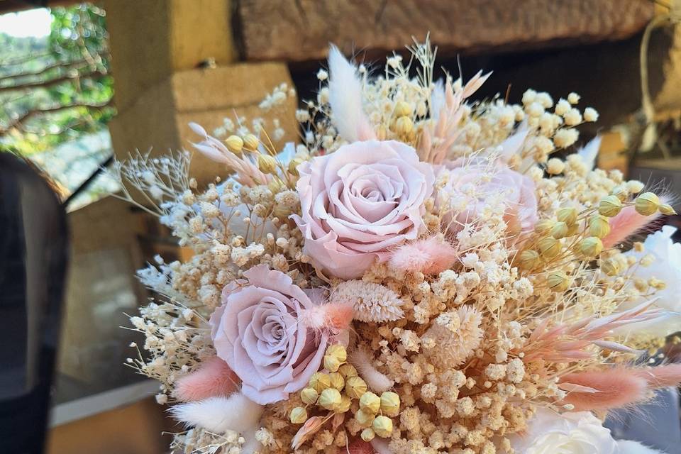 Bouquet fleurs séchées
