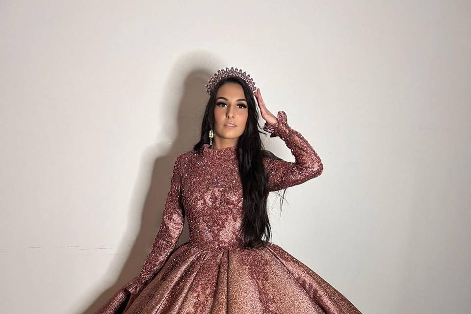 Robe de mariée modeste soirée