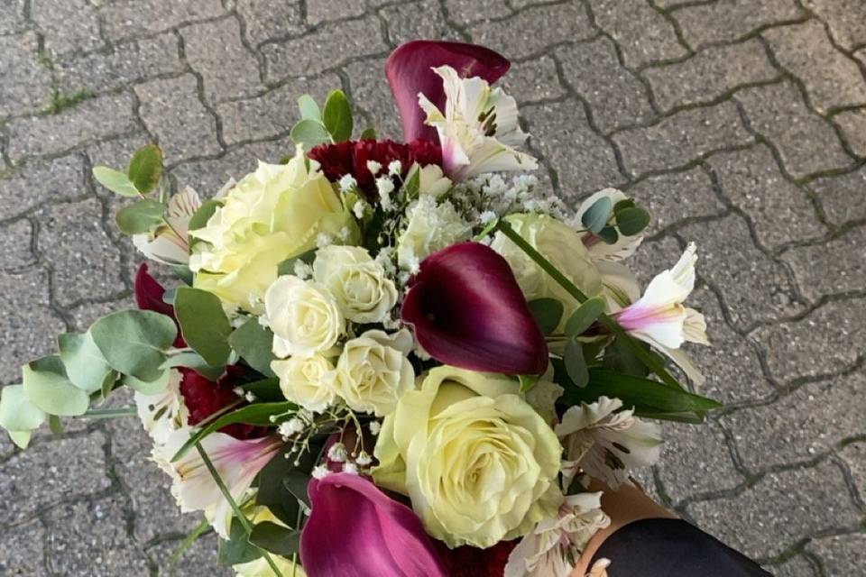 Bouquet retombant
