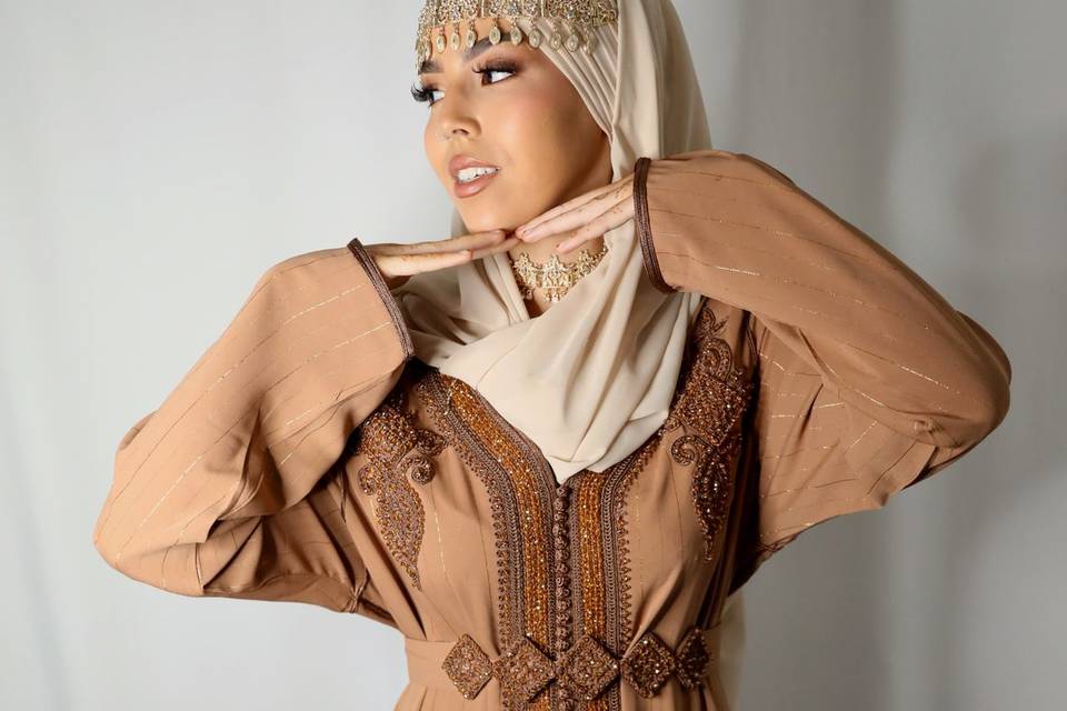 Caftan marron