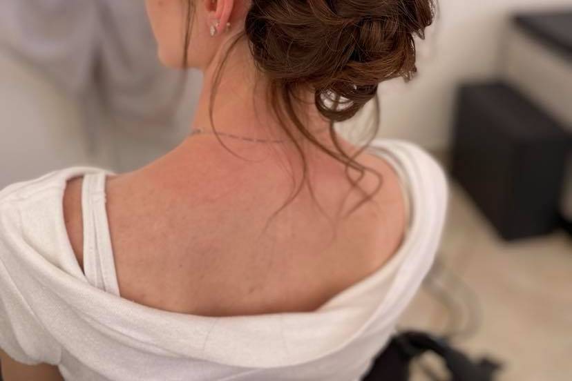 Chignon bas flou