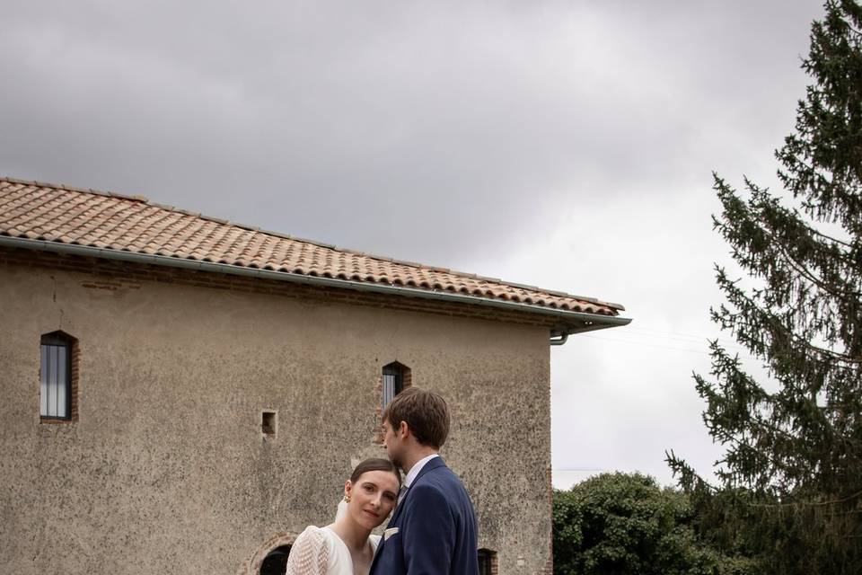 Photo des jeunes mariés