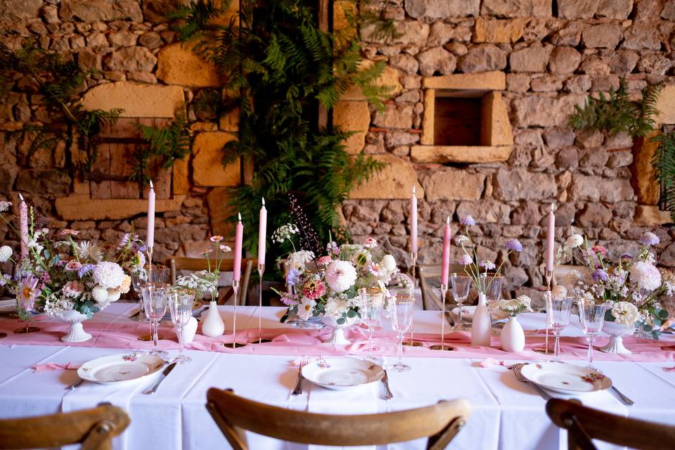 Table des mariés