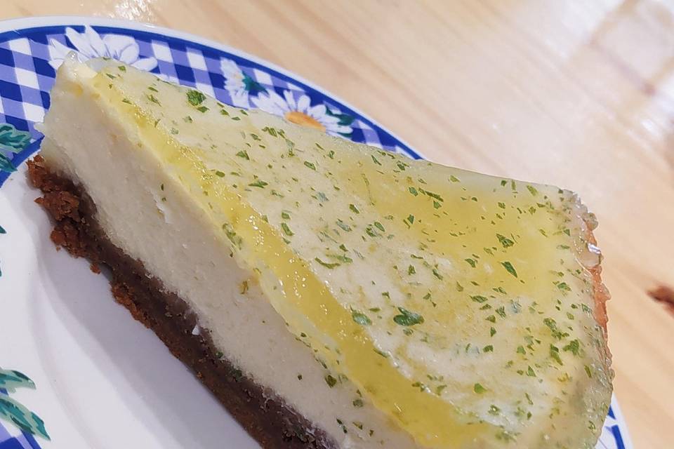 Cheesecake citron coriandre