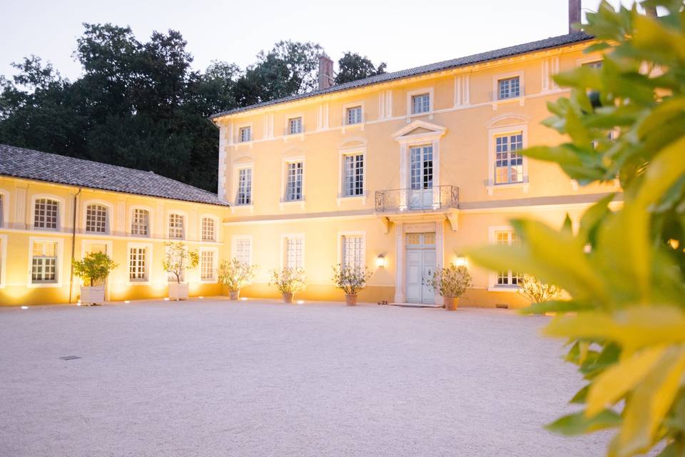 Le château illuminé