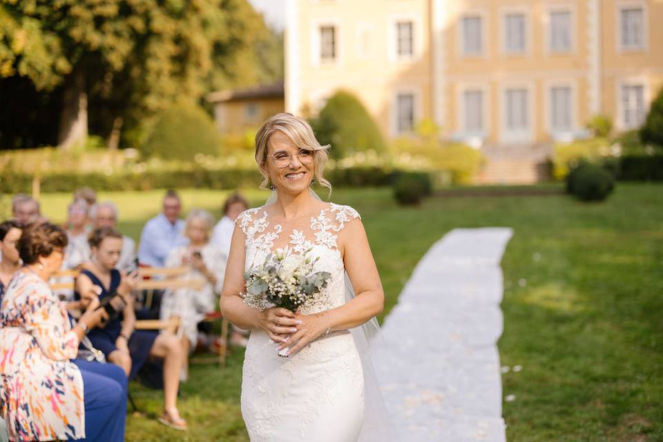 Arrivée de la mariée
