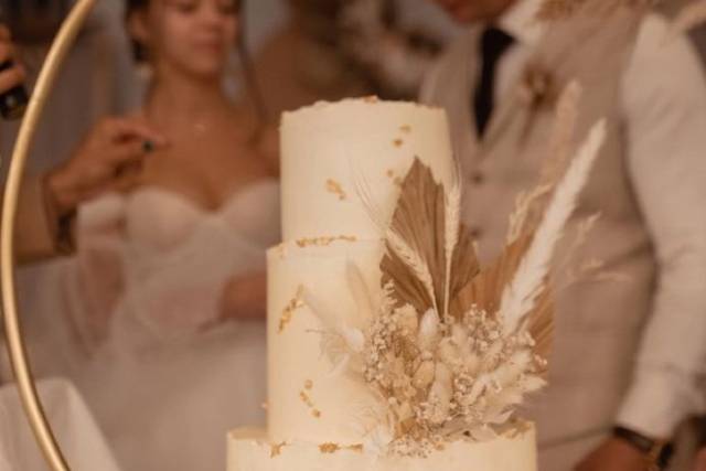 Wedding cake bobo chic