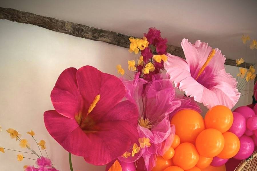 Fleurs géantes