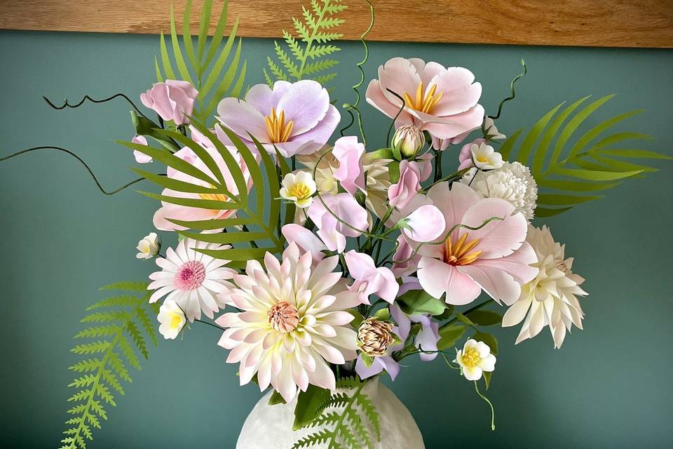 Fleurs en papier