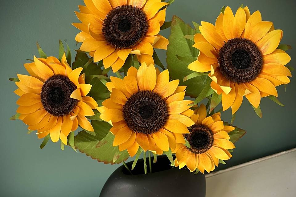 Tournesol en papier