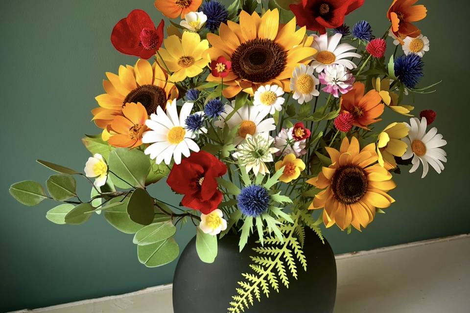 Fleurs en papier