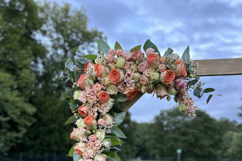 Guirlande de fleurs naturel