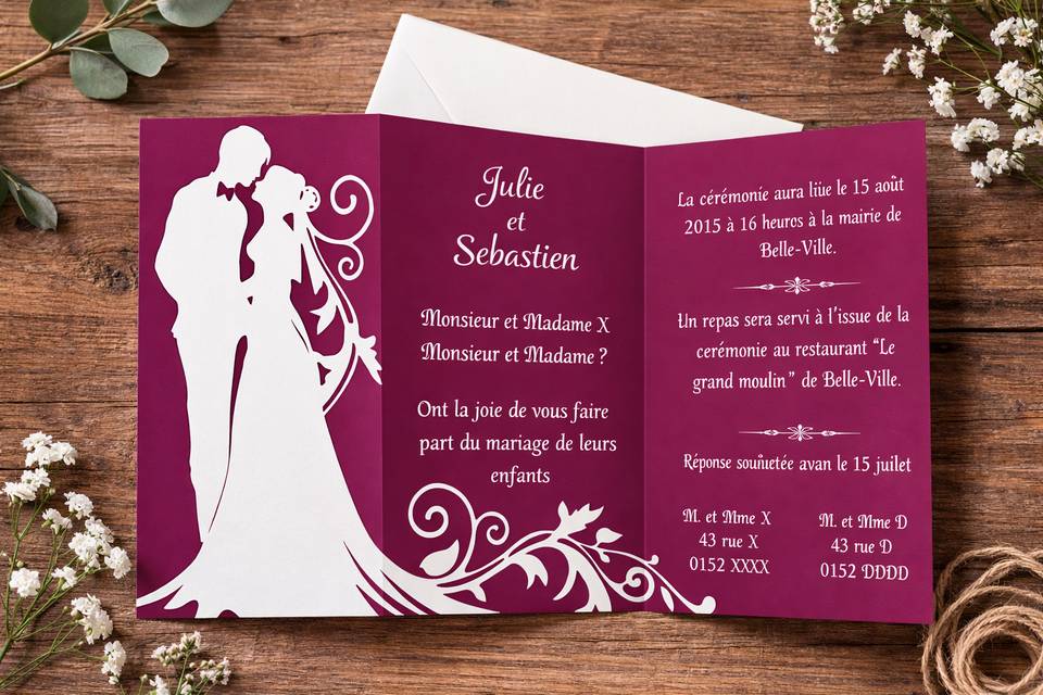 Invitation de mariage