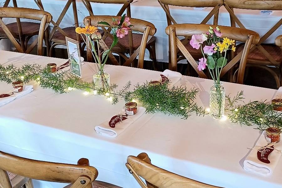 Décoration florale table
