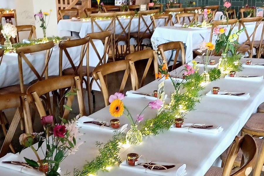 Décoration florale table