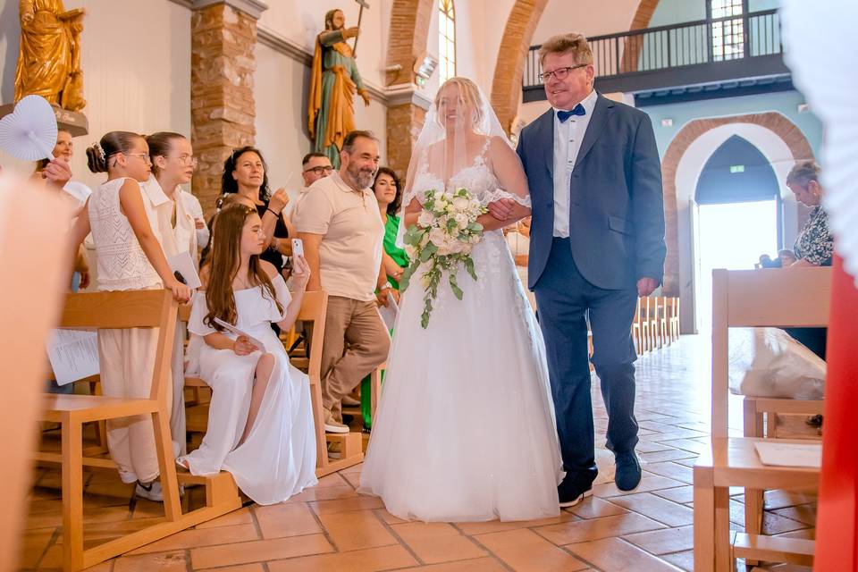 Avec papa…
