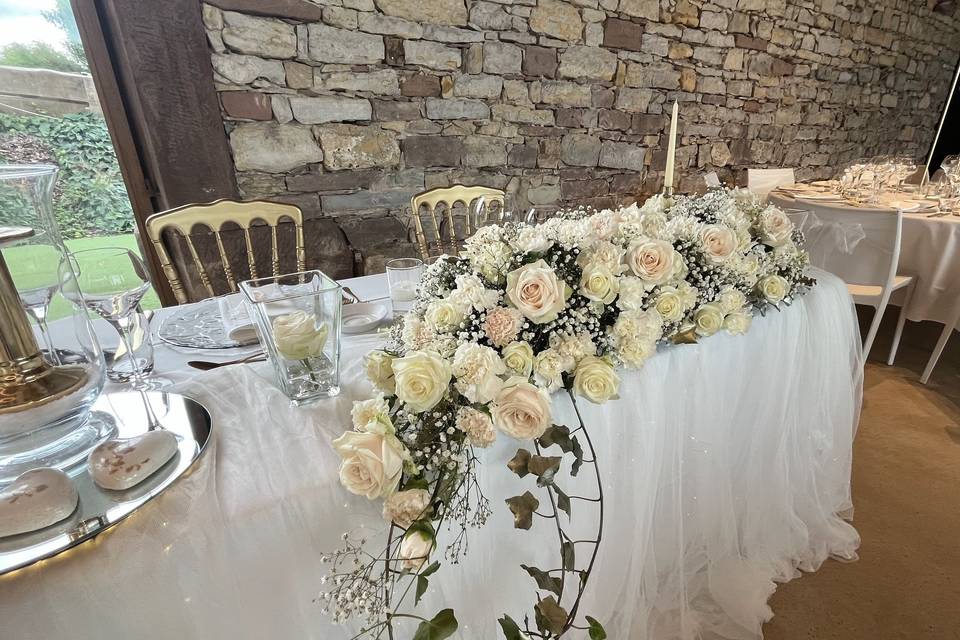 Table des mariés