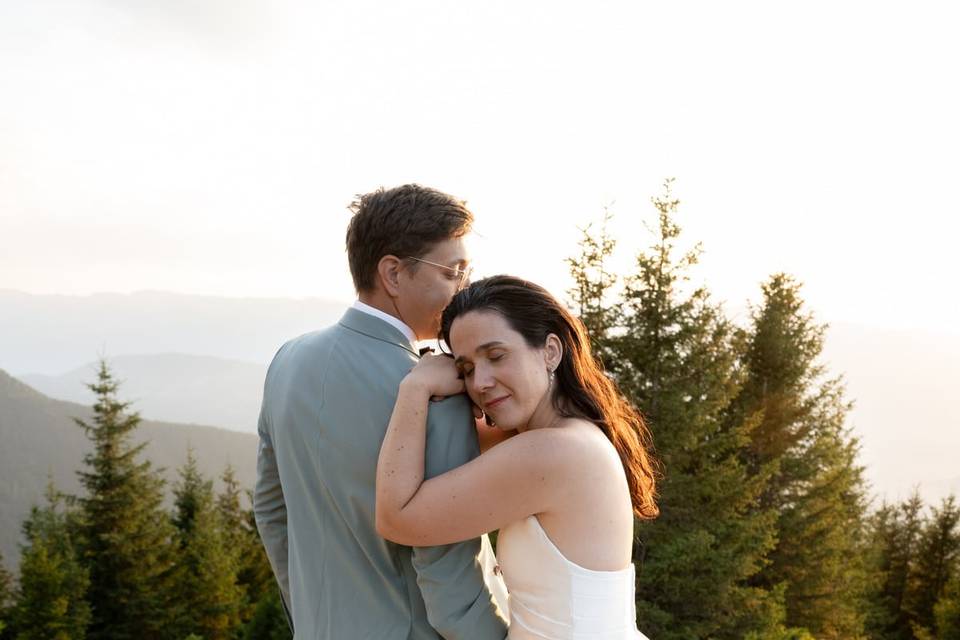 Mariés trash the dress