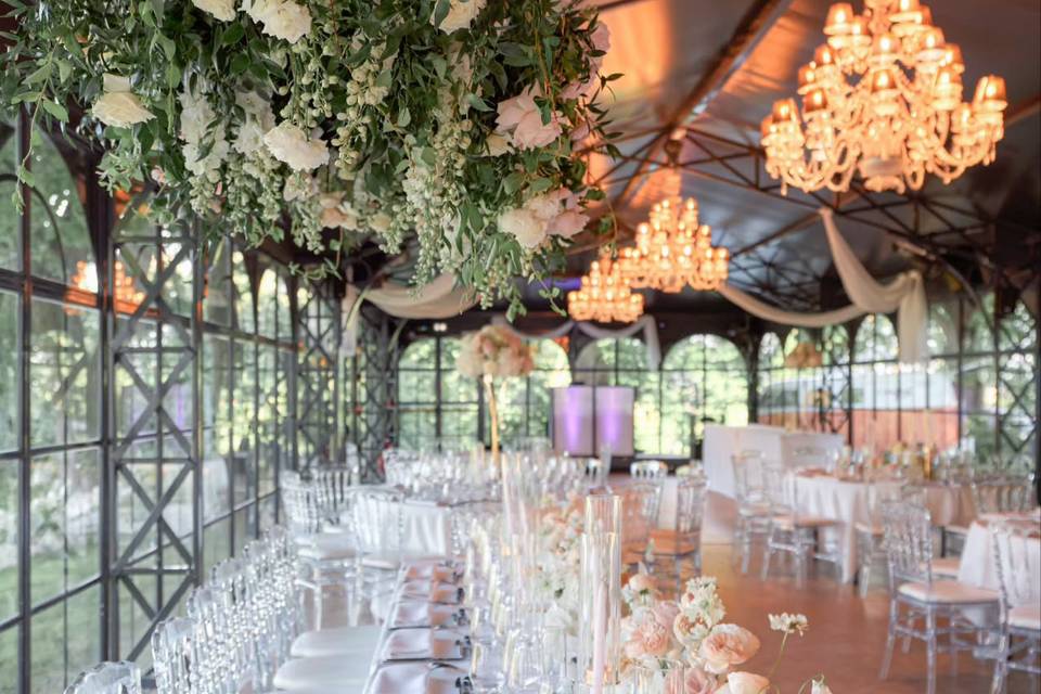 Décoration florale des tables