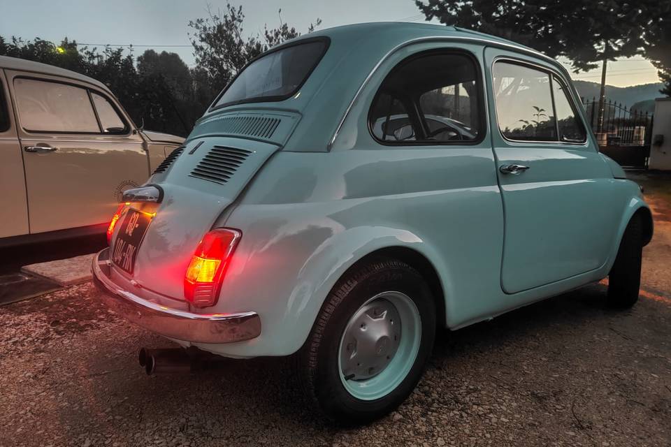 Notre Fiat 500 de nuit