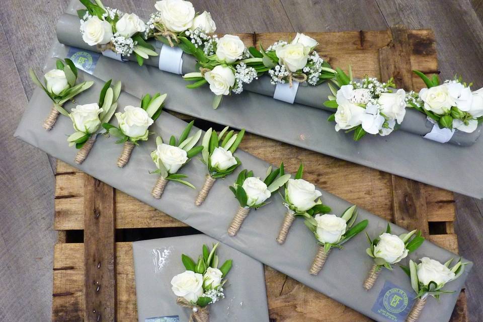 Boutonnières et bracelets