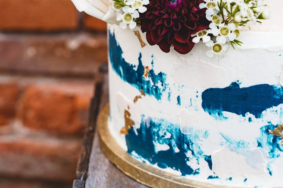 Wedding cake bleu