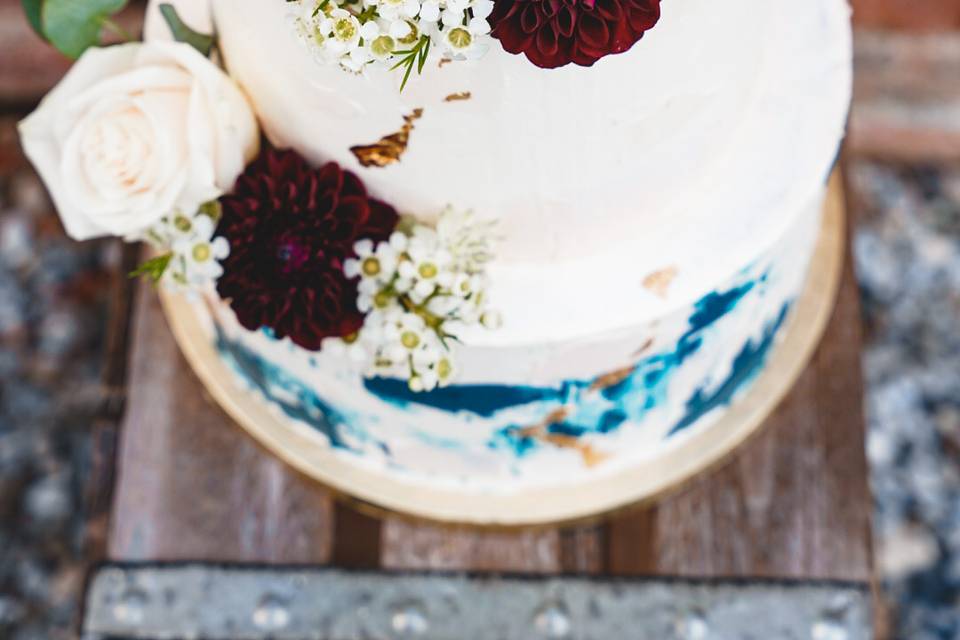 Wedding cake bleu