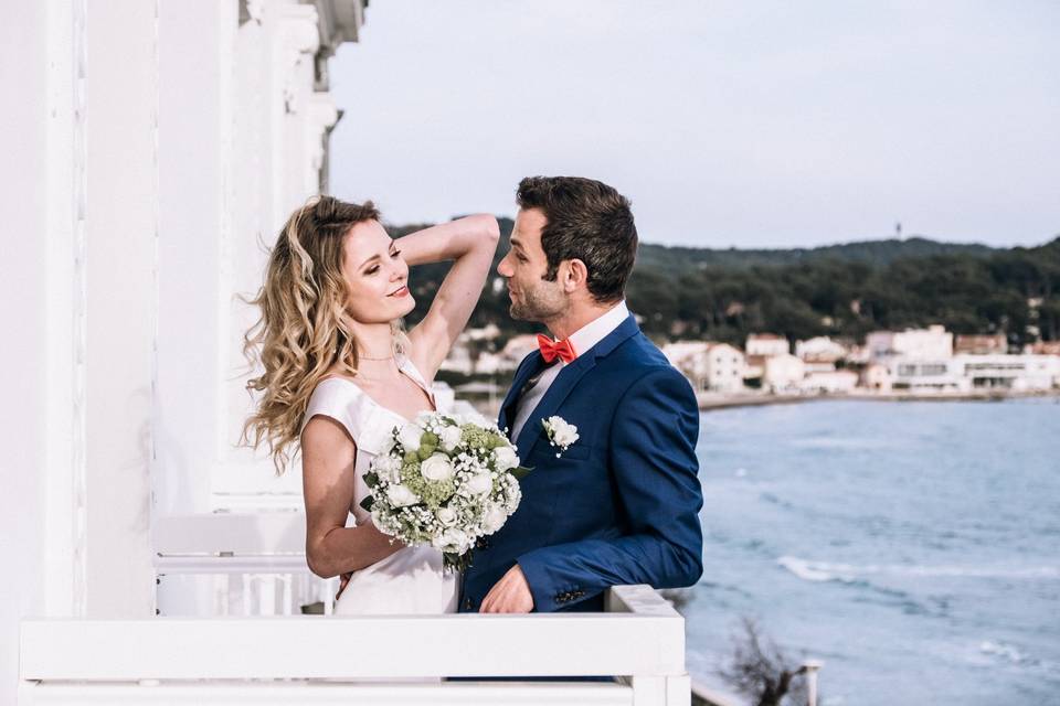 Mariage au bord de l'eau