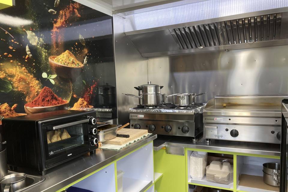 Intérieur foodtruck