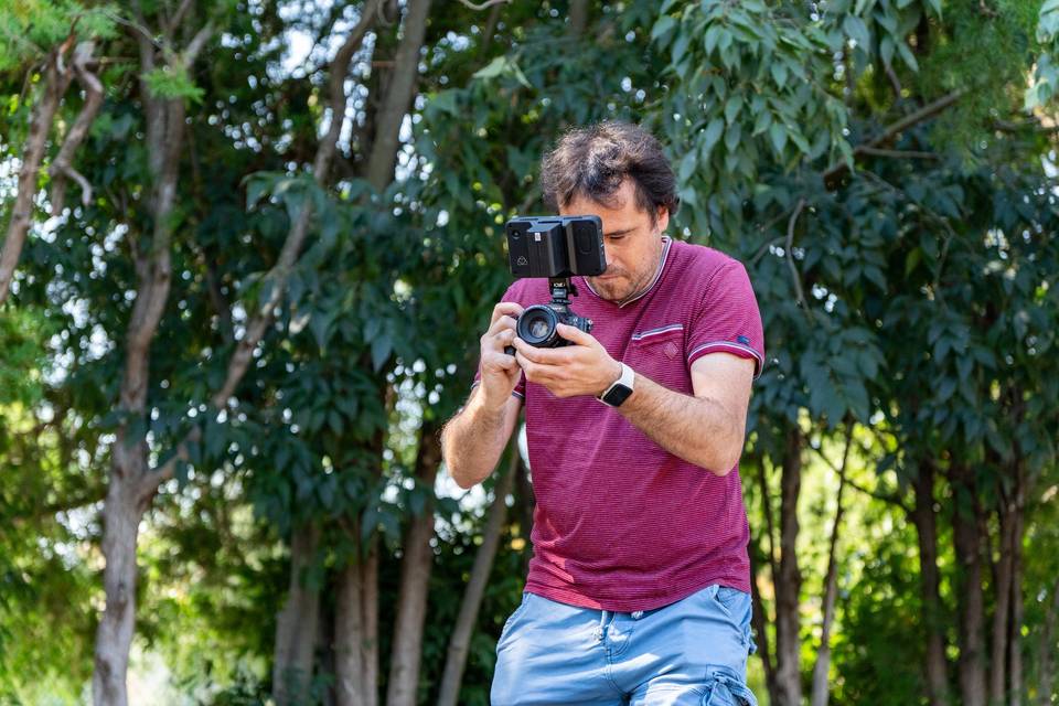 Tournage dans les bois