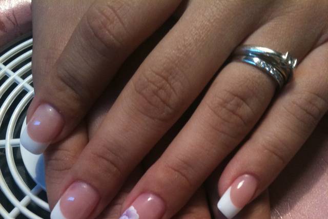 Résine et peinture acrylique