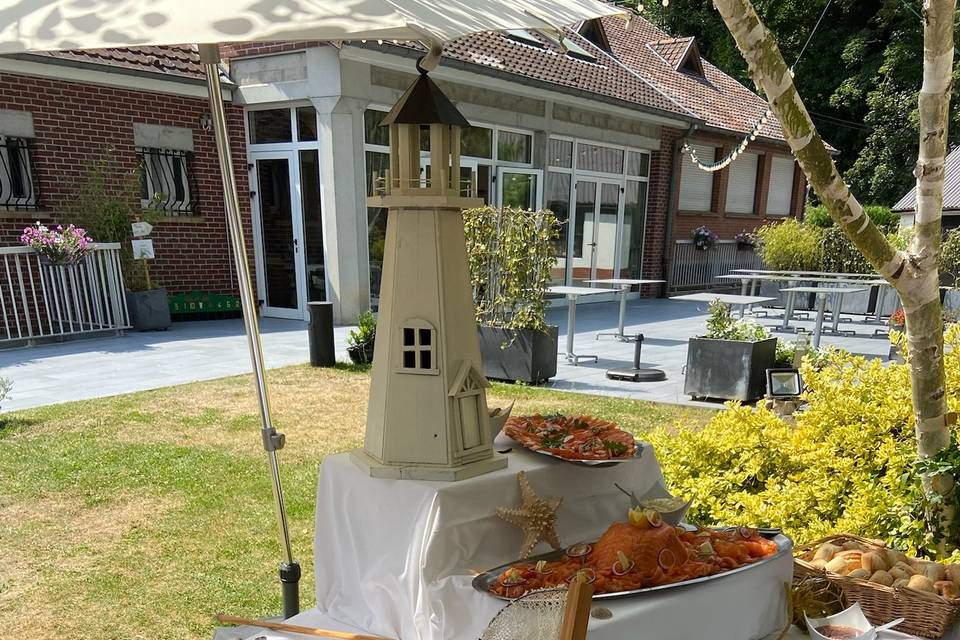 Buffet de fruits de mer