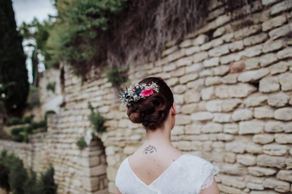 Demi Couronne de fleur