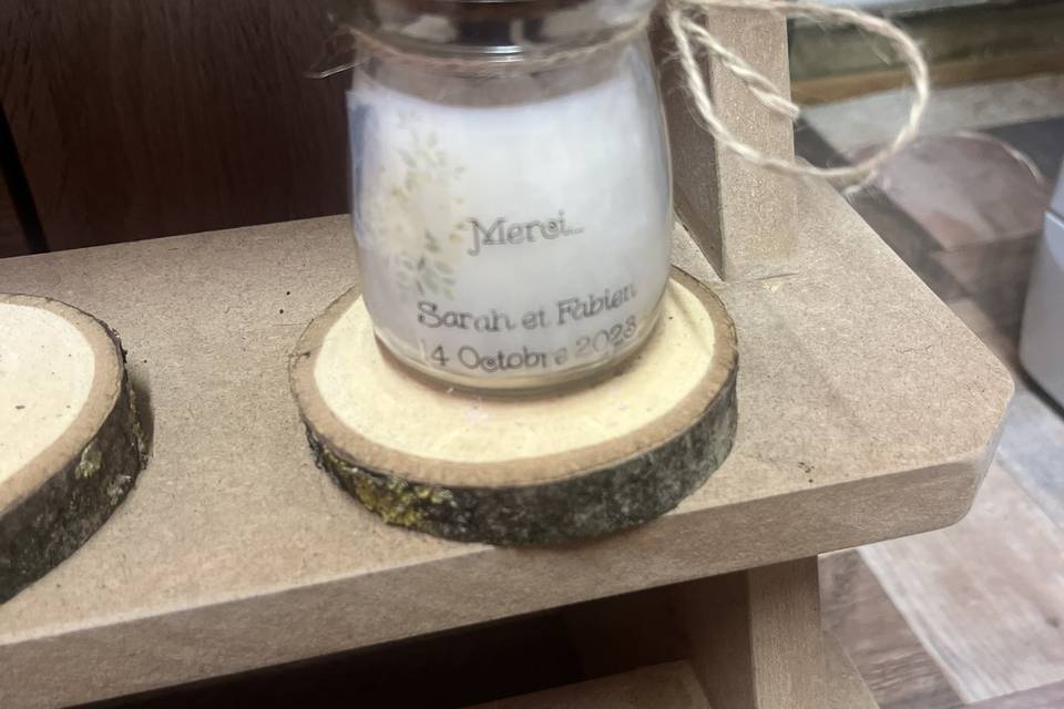 Bougie parfumée invité