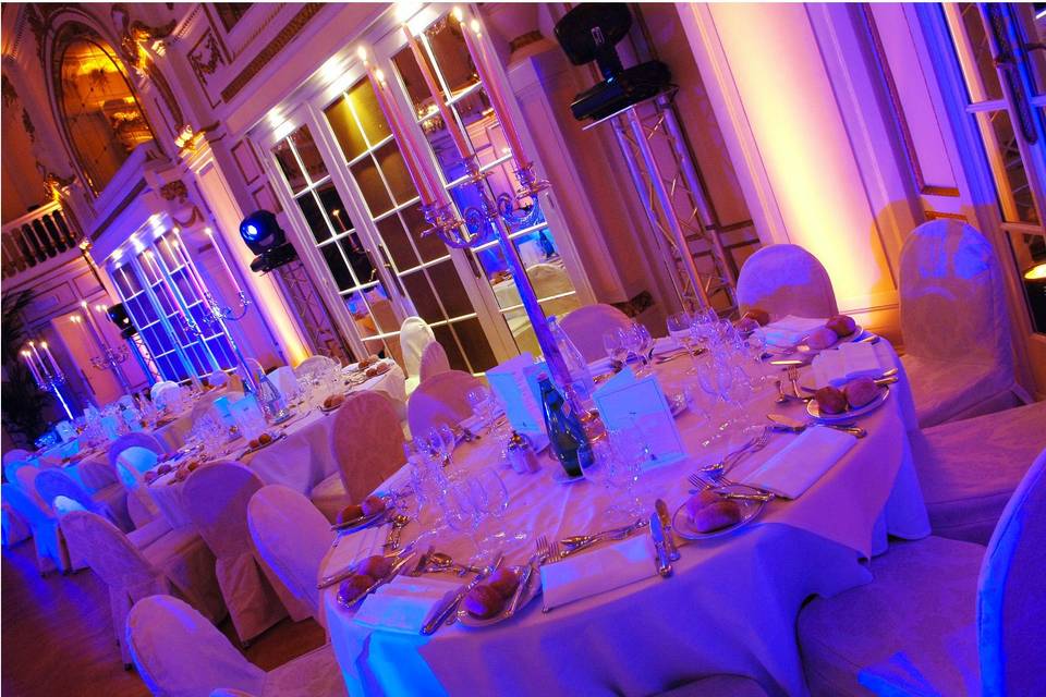 Mise en lumière chateau