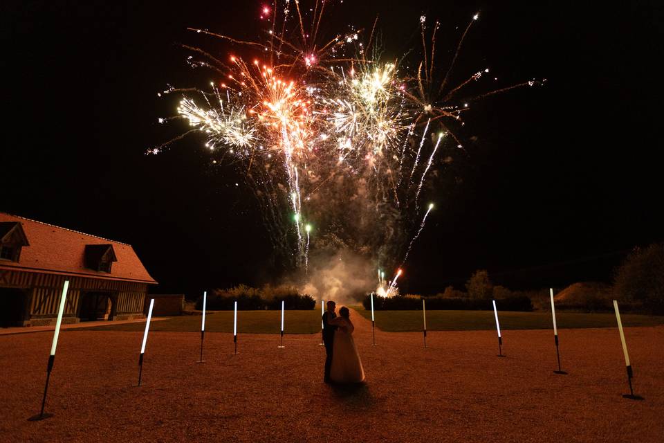 Feu d'artifice - Lune